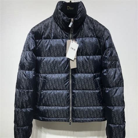 dior puffer jacket replica|dior oblique down jacket.